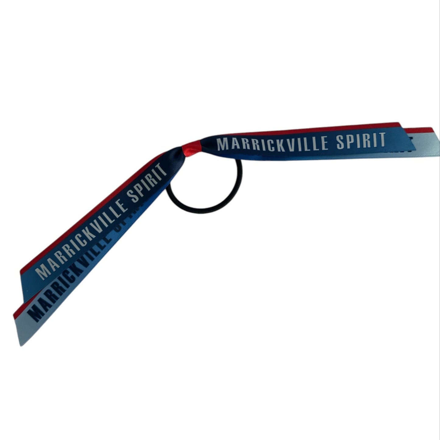 CUSTOM Stripe Sport Hair Ribbon on elastic | School Hair Ribbon | Netball Hair Ribbon