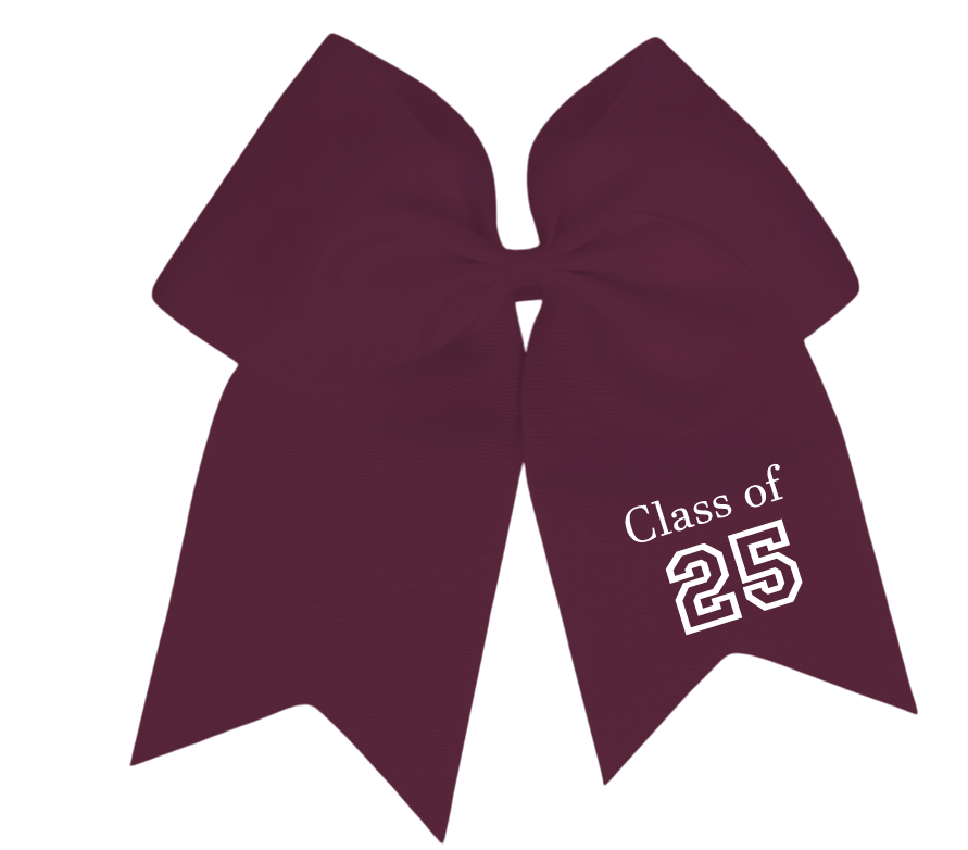 GRADUATION Hair Bow | School Grosgrain Hair Bow | Class 2025 Gift