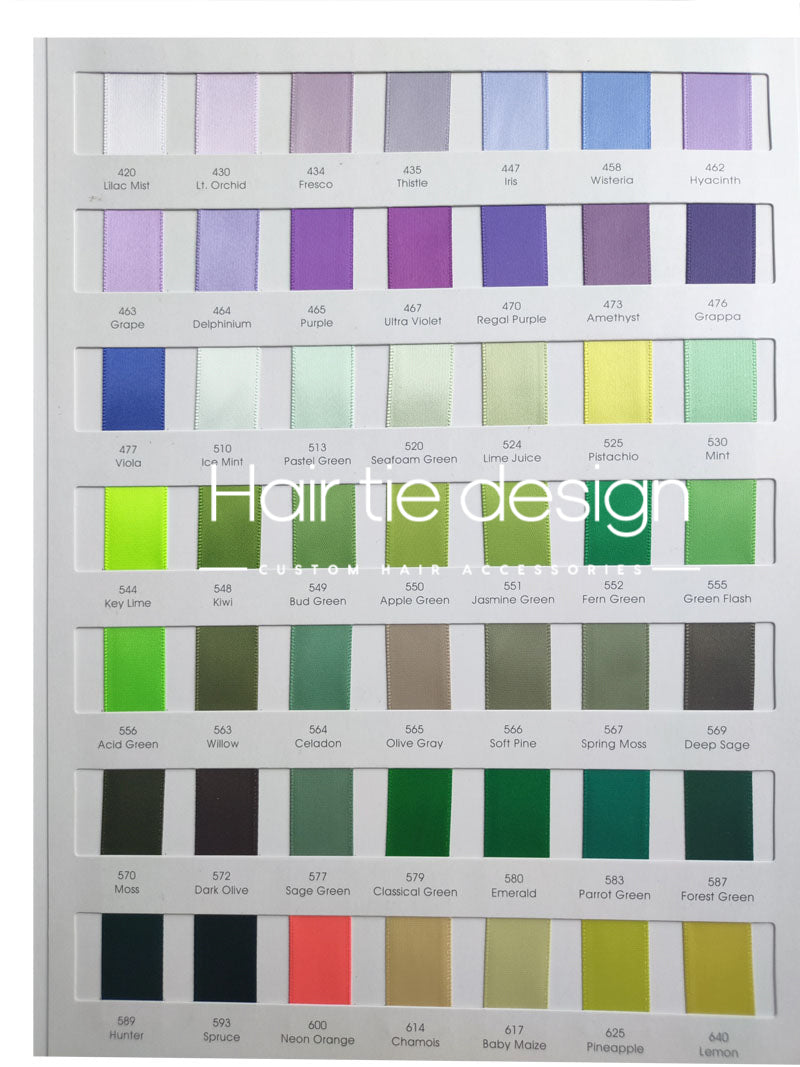 CUSTOM COLOUR Colour 2 Layer Ribbon Hair Bow on elastic | Sport Hair Ribbon | Sports Hair Bow