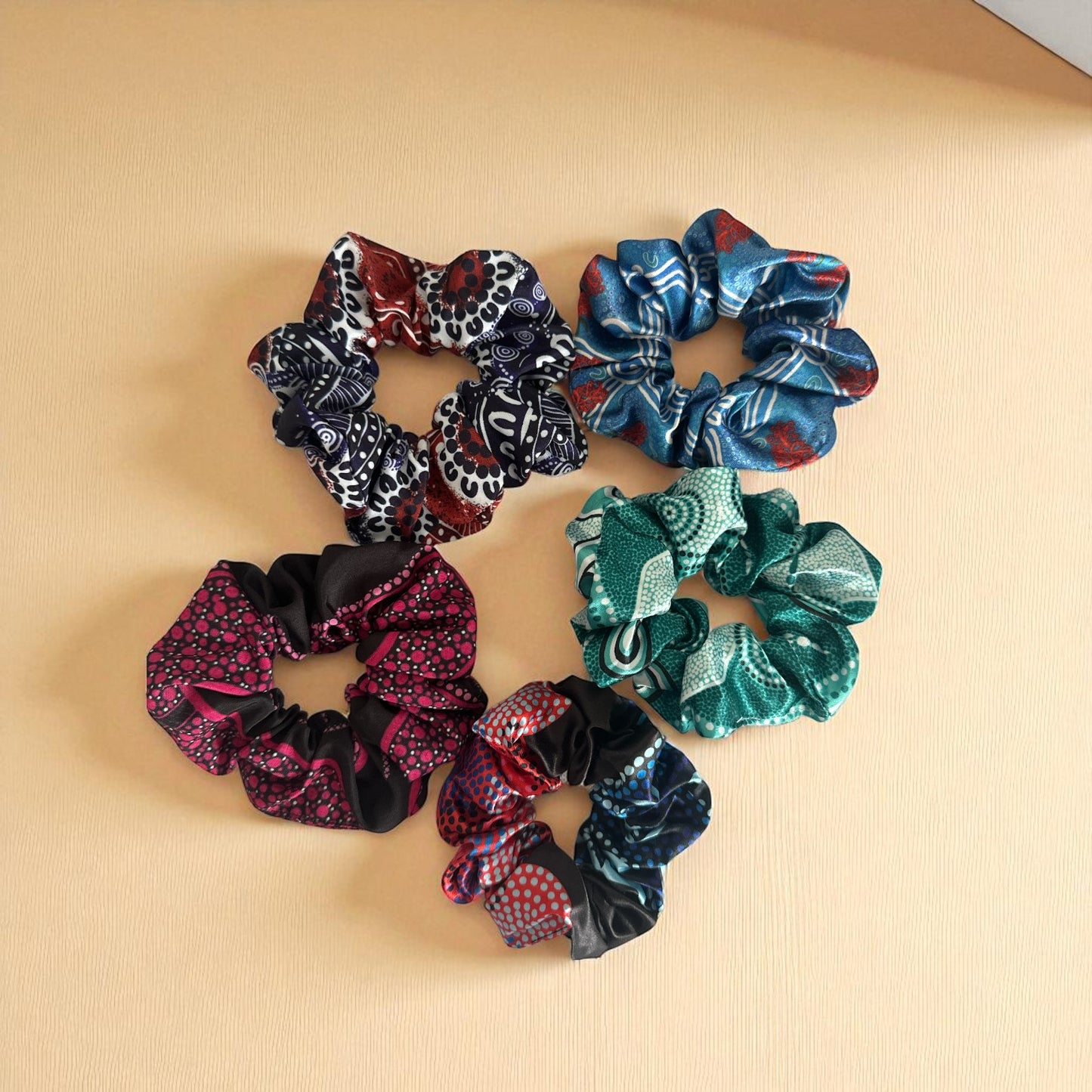 CUSTOM NAIDOC Scrunchies | NAIDOC Scrunchies | Indigenous Design Scrunchies