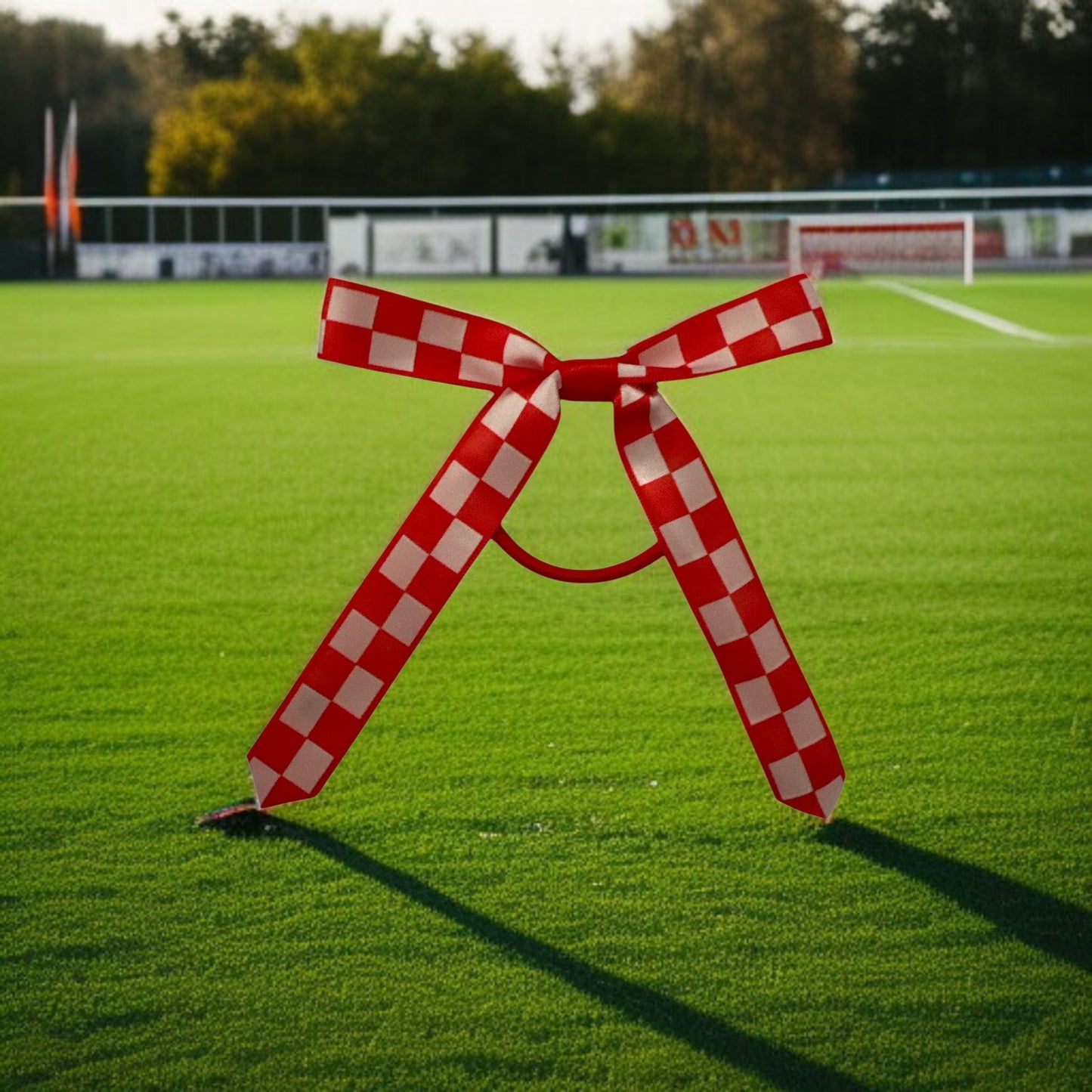 CUSTOM DESIGNED Hair Bows on elastic | Sport Ribbon Bows | School Hair Bows