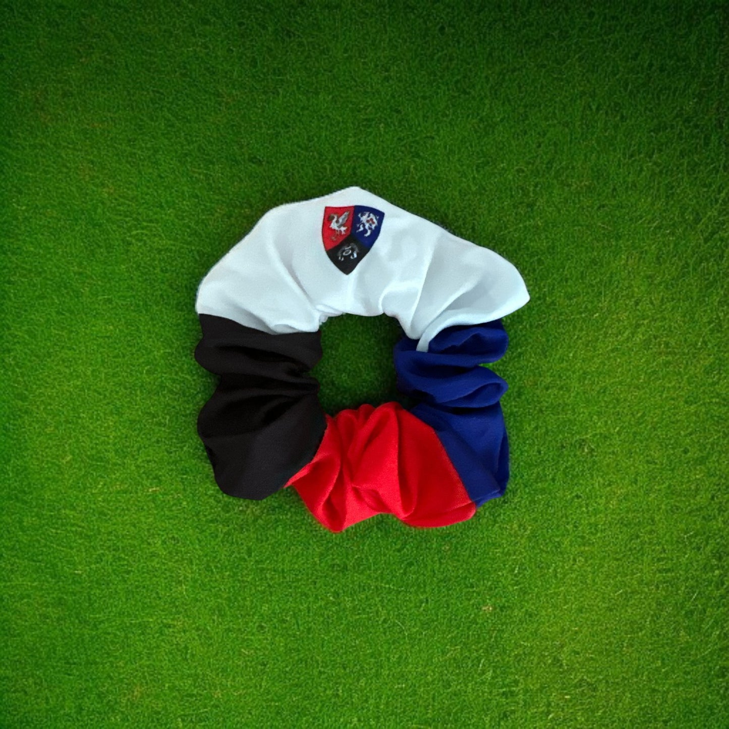 CUSTOM TEAM Scrunchies | Two Colour Sport Scrunchies with Logo