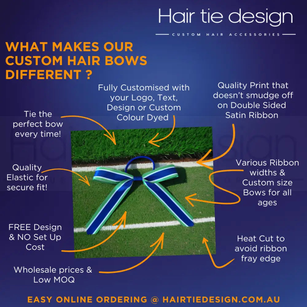 CUSTOM COLOUR Hair Bows on elastic | Solid Colour Hair Bow Hair Bow