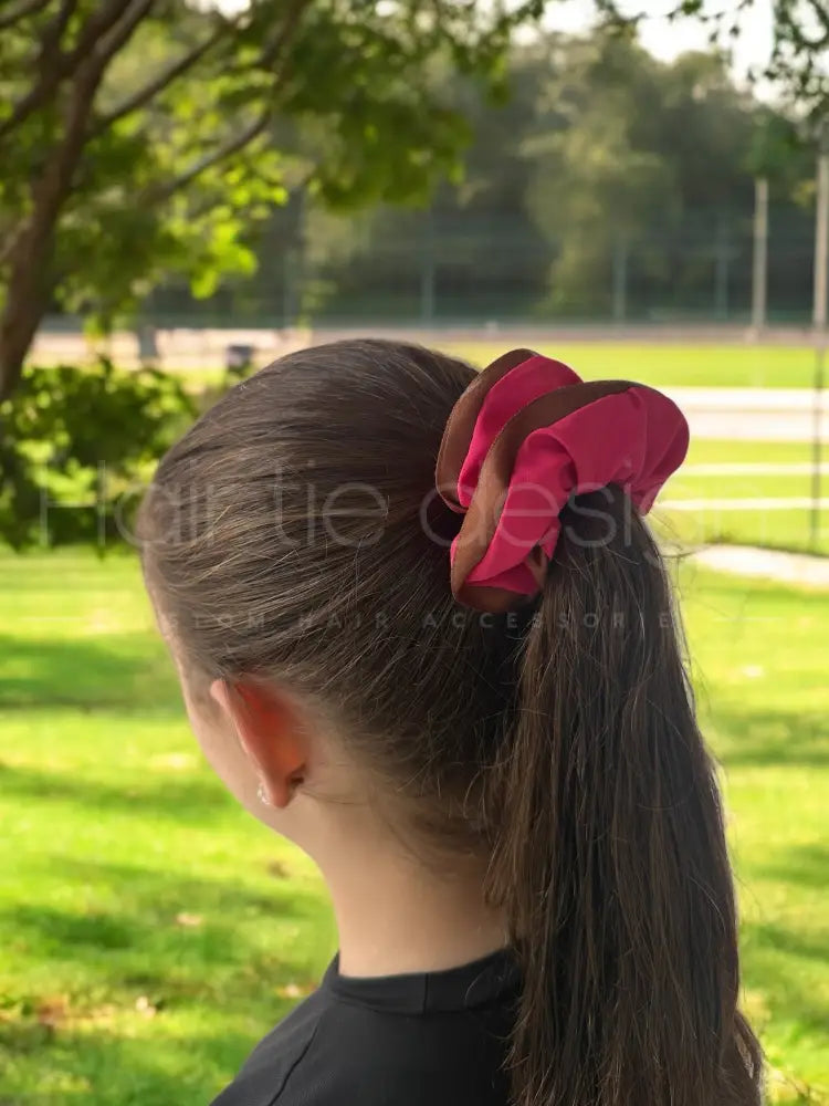CUSTOM COLOUR Scrunchie | 2 Colour Sport Hair Scrunchies scrunchie