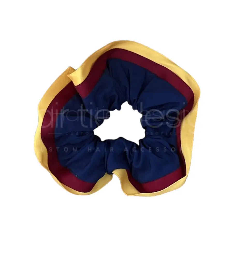 CUSTOM COLOUR Scrunchies | 3 Colour School Hair Scrunchies scrunchie