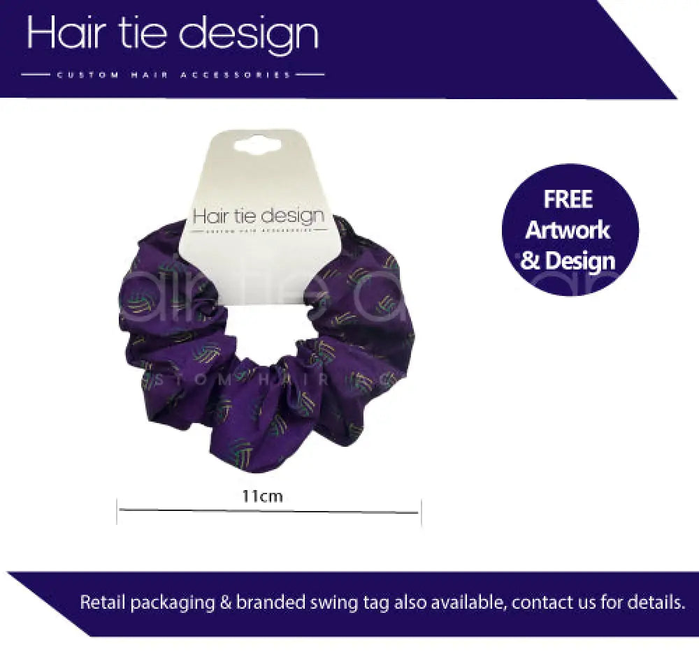 CUSTOM LOGO Scrunchies | Promotional Scrunchies | Branded Scrunchies scrunchie