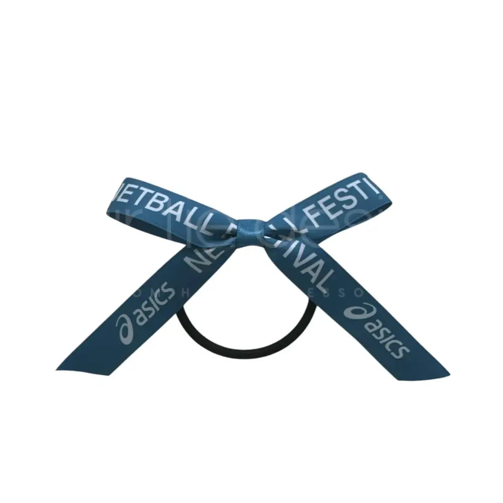 CUSTOM Print Hair Bow on elastic | Sport Hair Ribbon | School Hair Bow Hair Bow