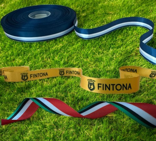 SCHOOL Hair Ribbon | Branded School Ribbon Roll | Cut School Ribbon