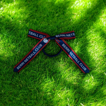 CUSTOM DESIGNED Hair Bows on elastic | Sport Hair Bows | School Hair Bows