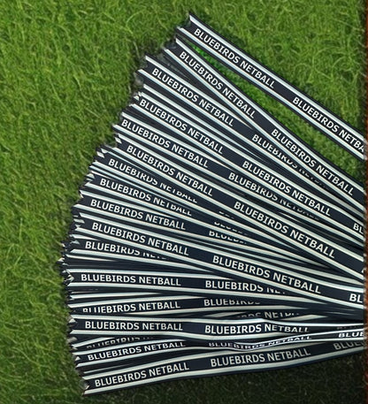 CUSTOM PRINT Cut Hair Ribbon Length 70cm | Heat Cut Hair Ribbon | School Ribbon