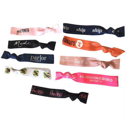 CUSTOM Hair Ties | Logo Branded Hair Elastic