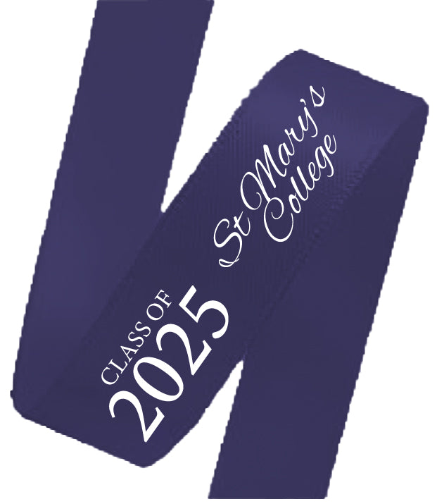 2025 Graduation Ribbon GRADUATION Ribbon | School Graduation Ribbon | Class 2025 Ribbon – Hair ...