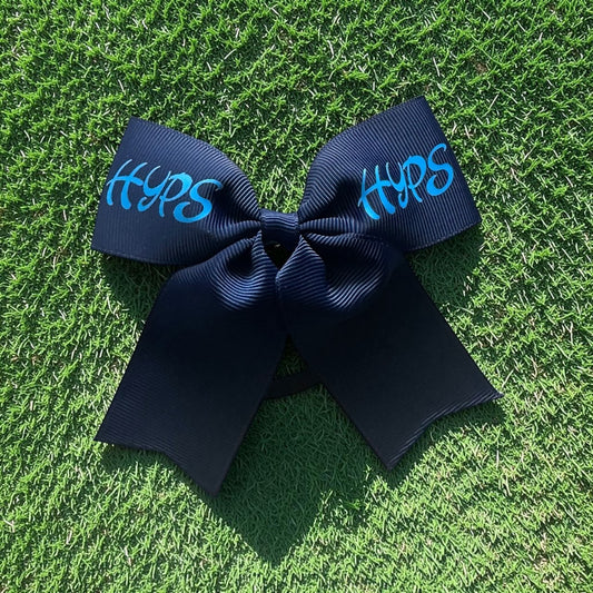 CUSTOM PRINT GROSGRAIN Hair Bow on elastic | School Hair Bow on Clip