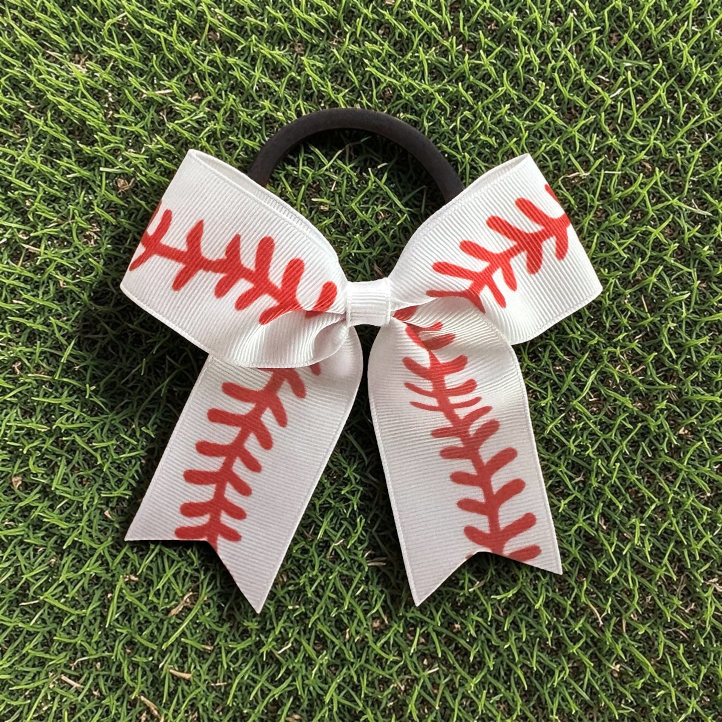 CUSTOM PRINT GROSGRAIN Hair Bow on elastic | School Hair Bow on Clip