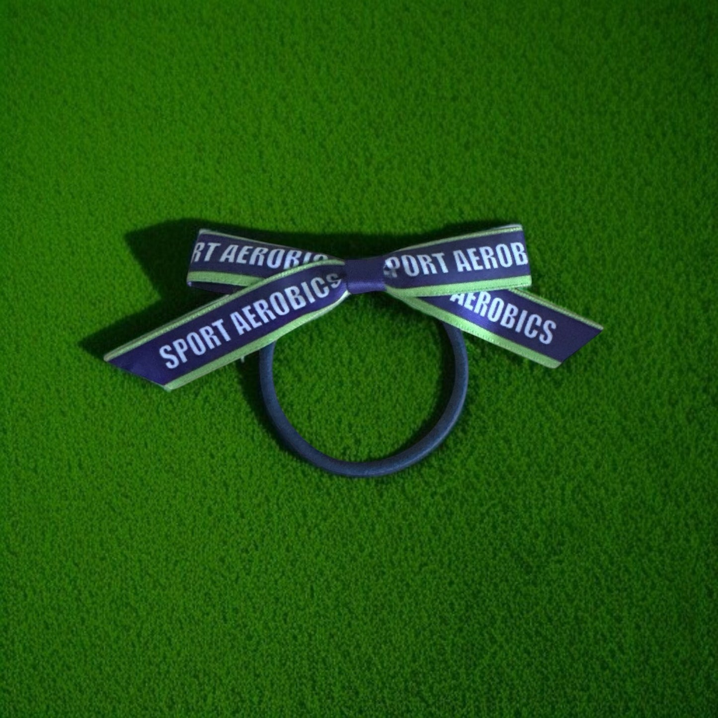 CUSTOM MINI Hair Bows | Sport Hair Ribbon | Boxer Braid Bows on elastic