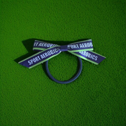 CUSTOM MINI Hair Bows | Sport Hair Ribbon | Boxer Braid Bows on elastic