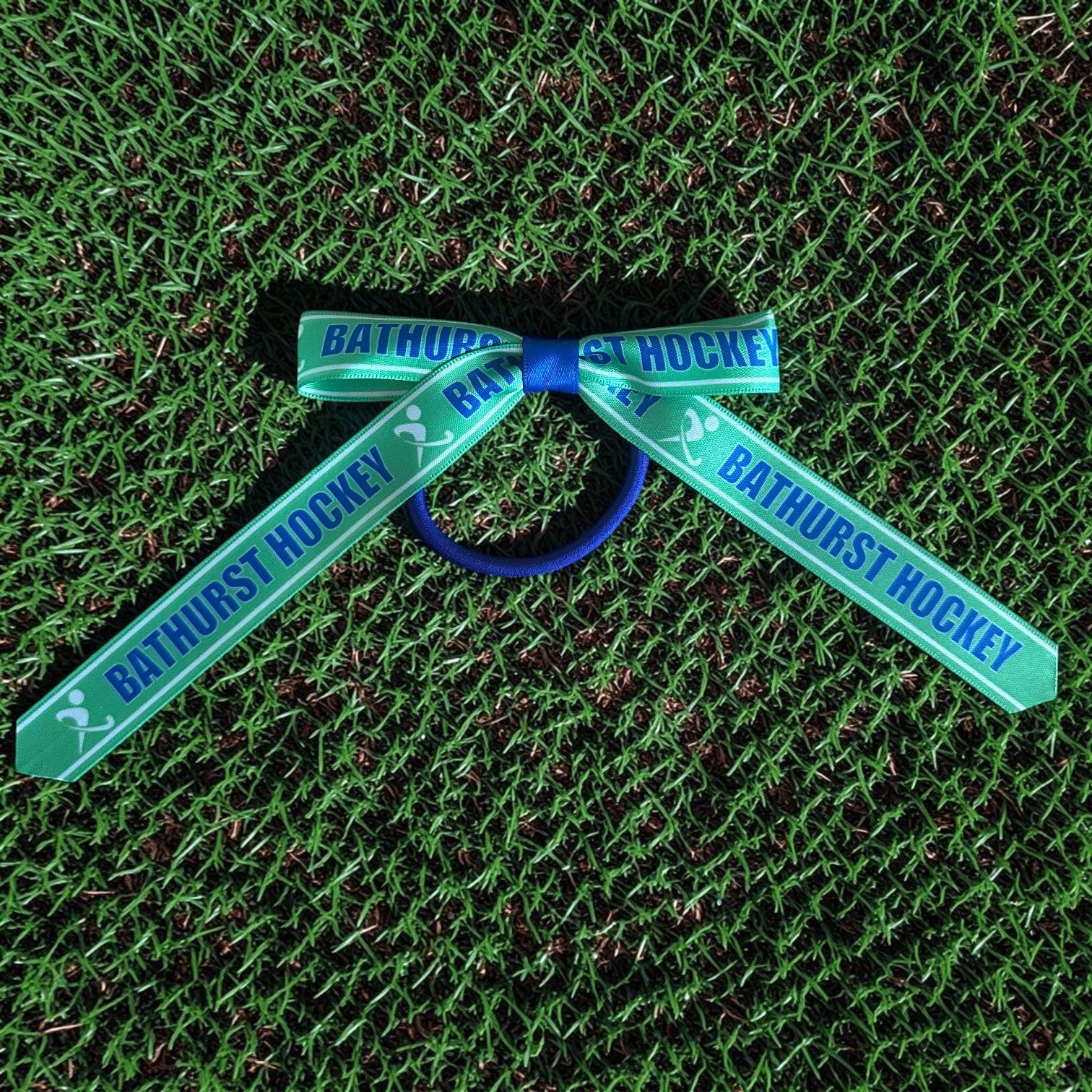 CUSTOM SPORT Hair Bows on elastic | Sport Hair Ribbon | School Hair Bow My Store