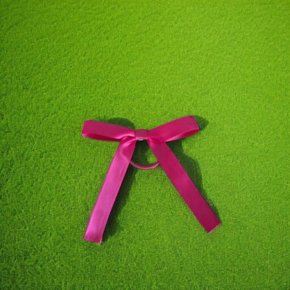 SINGLE COLOUR Hair Bows on elastic | Ribbon Hair Bow