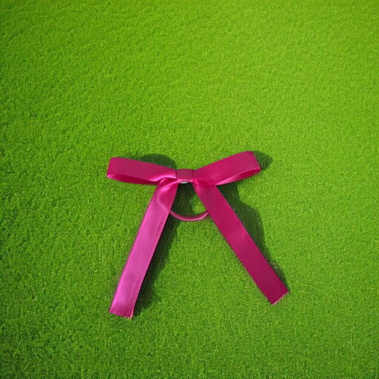 SINGLE COLOUR Hair Bows on elastic | Ribbon Hair Bow