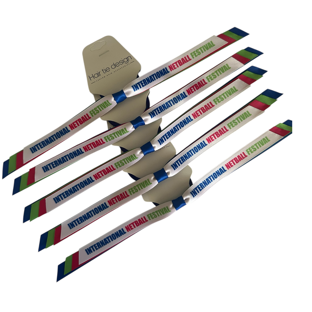 International Netball Festival Hair Ribbon on elastic