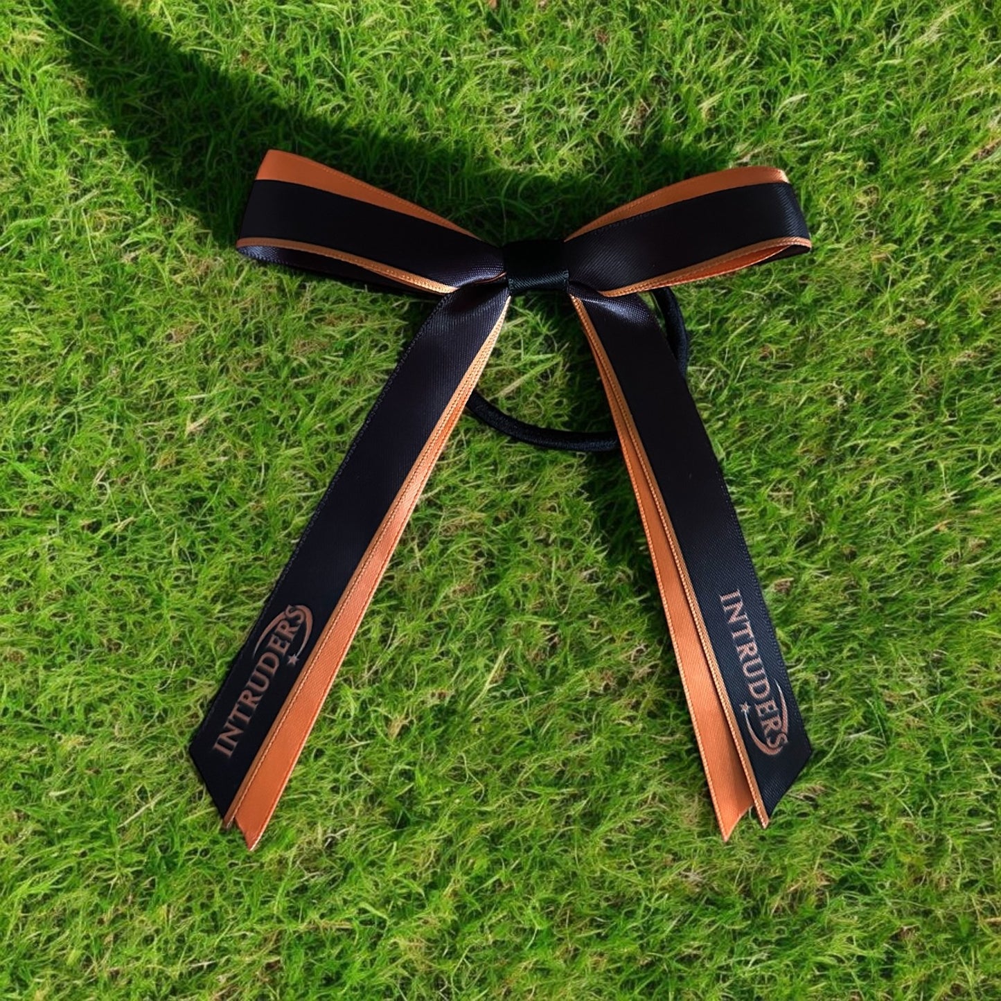 CUSTOM 2 RIBBON Hair Bow on elastic | Sport Hair Ribbon | Sport Hair Bows