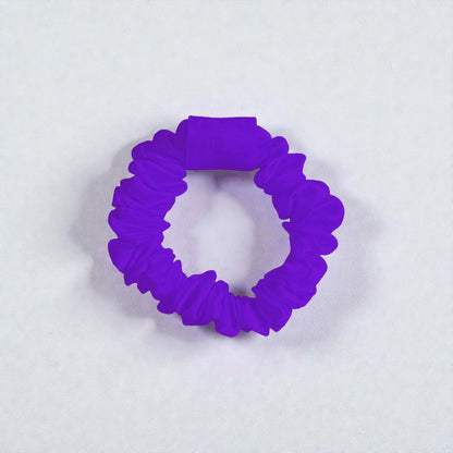 CUSTOM SKINNY Scrunchies with wrap label | Mini Scrunchies | Branded Hair Scrunchies