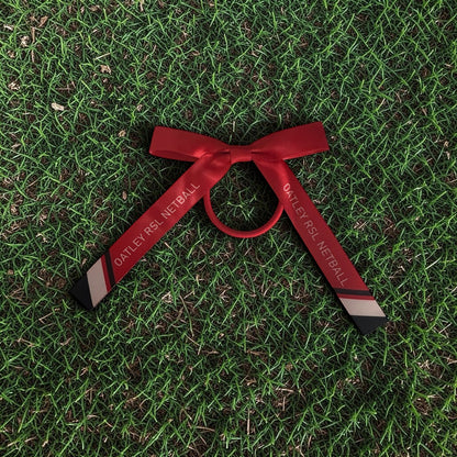 CUSTOM DESIGNED Hair Bows on elastic | Sport Hair Bows | School Hair Bows My Store
