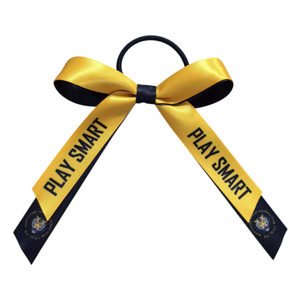 CUSTOM 2 RIBBON Hair Bow on elastic | Sport Hair Ribbon | Sport Hair Bows