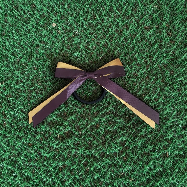 School Hair Bow on elastic