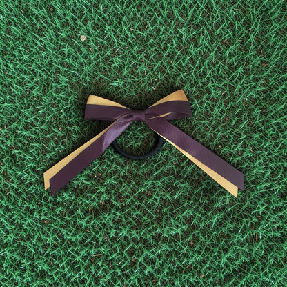 School Hair Bow on elastic