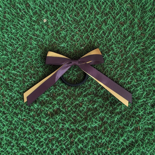 School Hair Bow on elastic