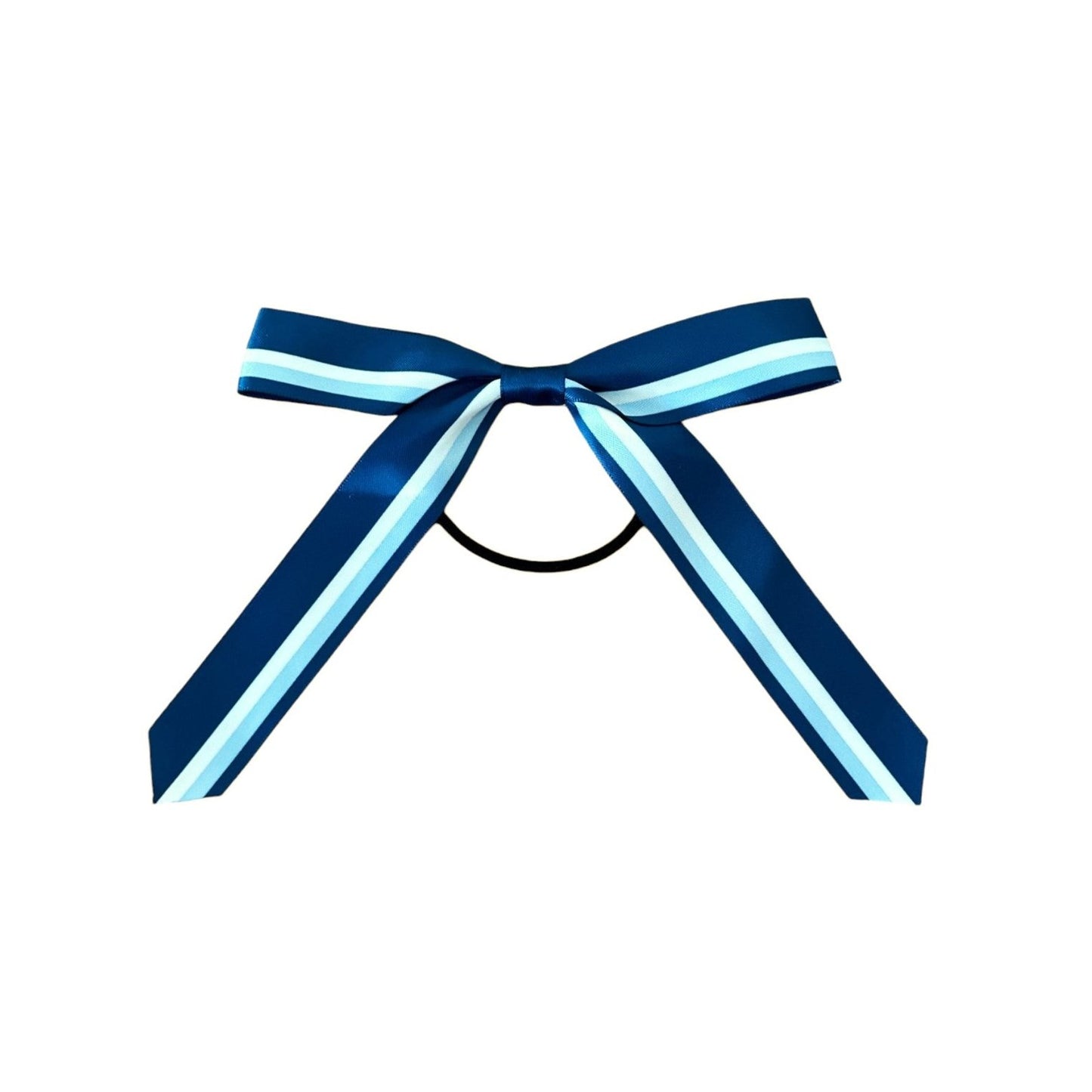 CUSTOM Hair Bow on elastic | Sport Hair Ribbon | School Hair Bow