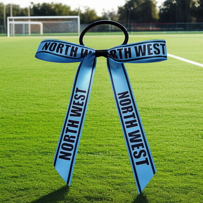 CUSTOM SCHOOL Hair Bows on elastic | School Sport Hair Bows | School Hair Ribbon