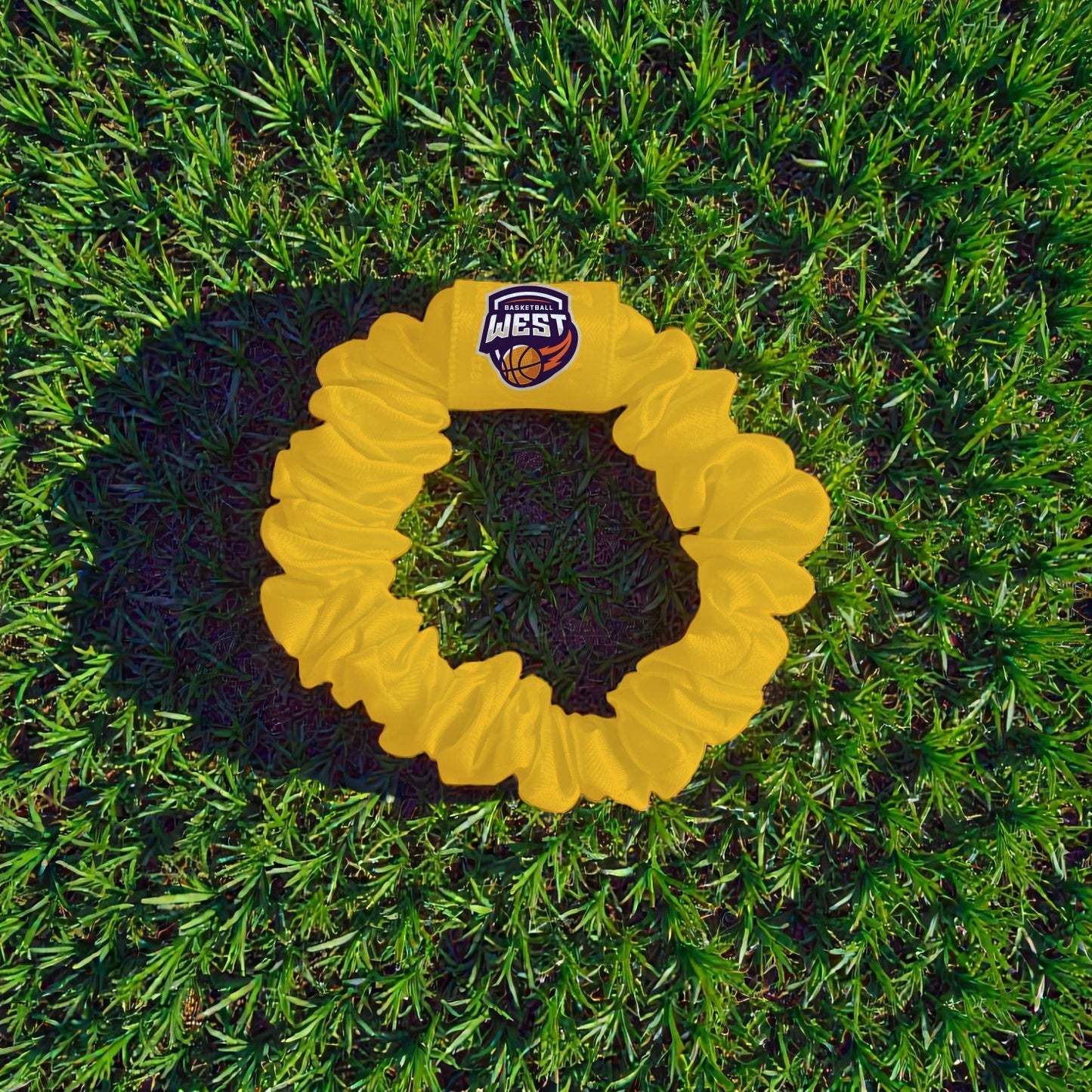 CUSTOM SKINNY Scrunchies with wrap label | Mini Scrunchies | Branded Hair Scrunchies