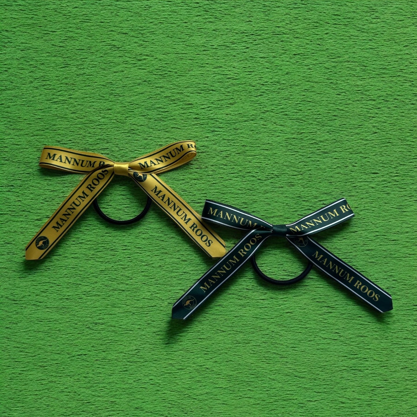 CUSTOM SPORT Hair Bows on elastic | Sport Hair Ribbon | School Hair Bow