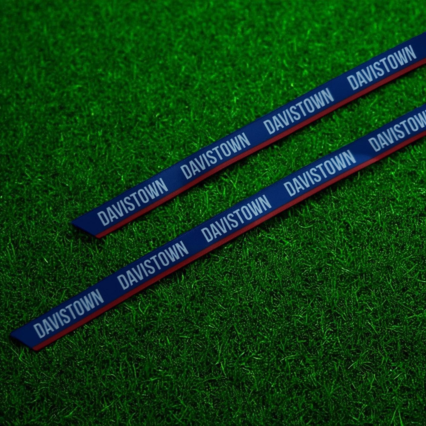 CUSTOM PRINT Cut Hair Ribbon Length 70cm | Heat Cut Hair Ribbon | School Ribbon