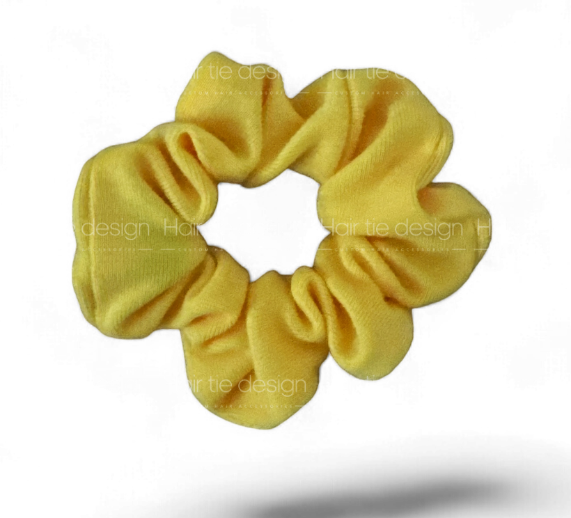 Yellow Sport Scunchie | Yellow School Scrunchie