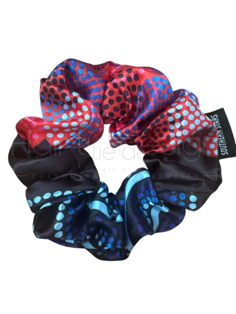 CUSTOM COLOUR Scrunchie with Brand Label scrunchie