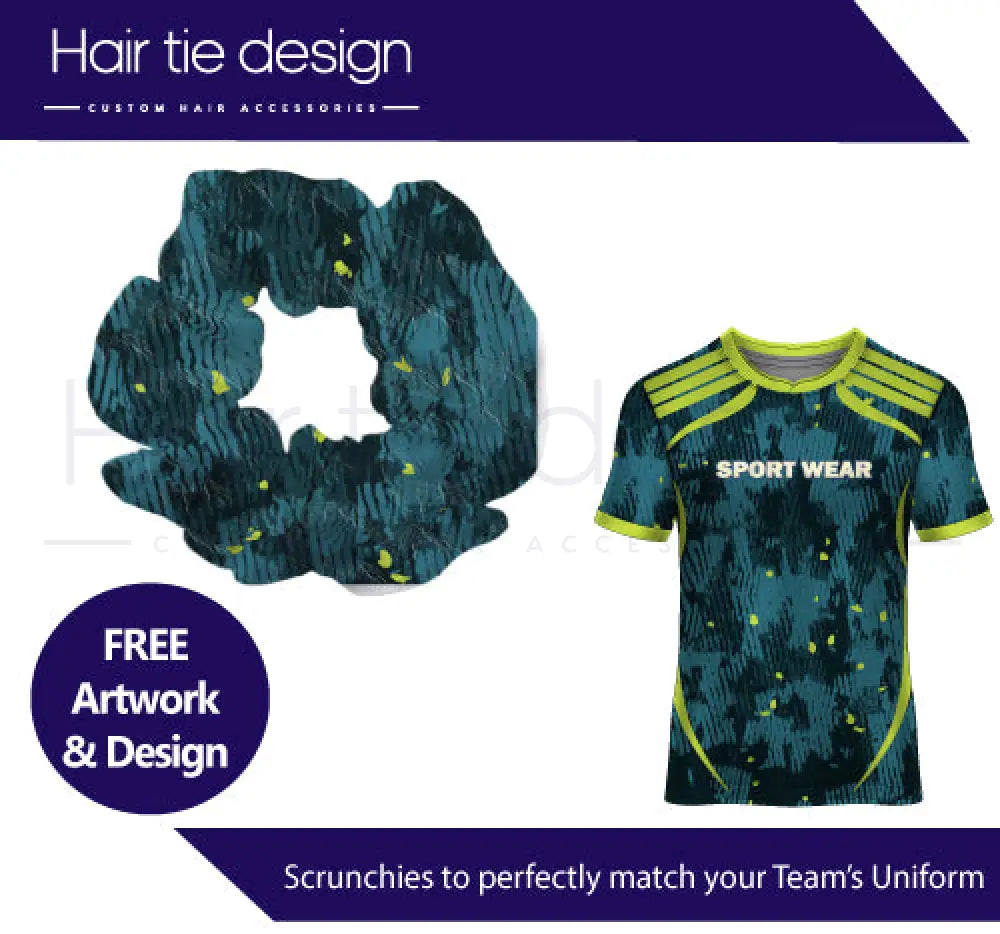 CUSTOM UNIFORM Scrunchies | Team Scrunchies | School Scrunchies scrunchie