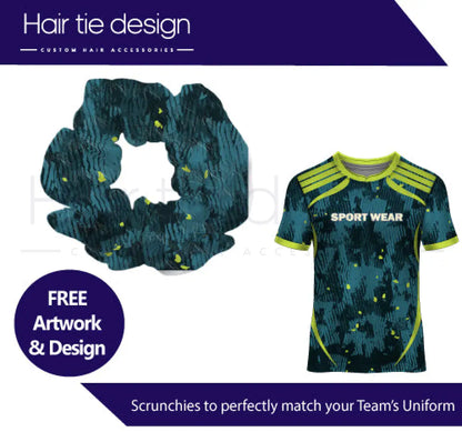 CUSTOM UNIFORM Scrunchies | Team Scrunchies | School Scrunchies scrunchie