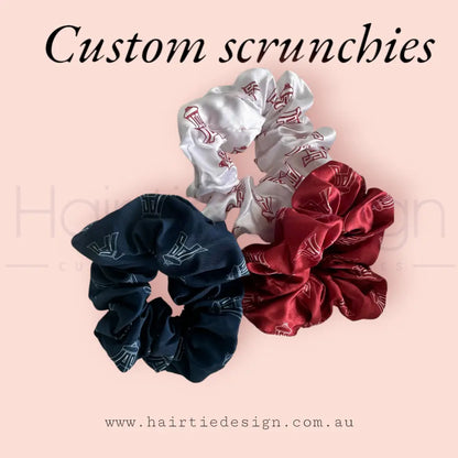 CUSTOM Satin Scrunchies | Fashion Scrunchie | Promotional Scrunchies scrunchie