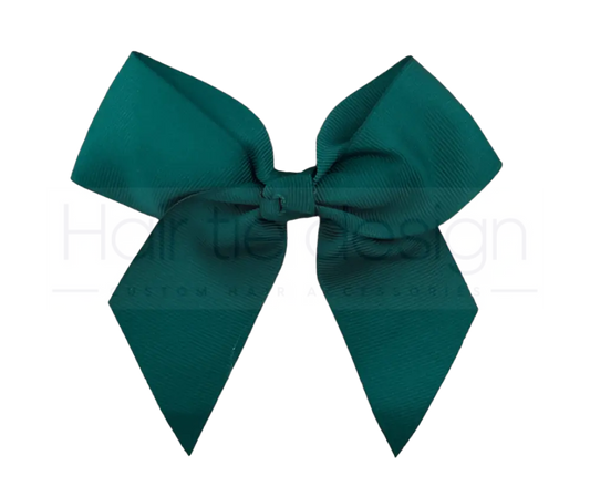 School Bow | Grosgrain Bow on Clip Scunchie