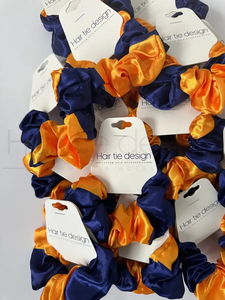 SCHOOL COLOUR Scrunchies | School Hair Scrunchies| Multi Colour School Scrunchies scrunchie