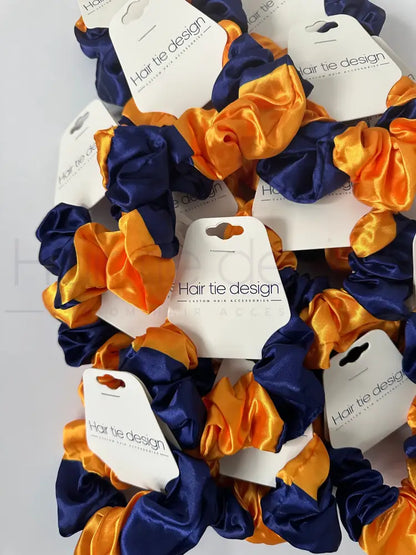 SCHOOL COLOUR Scrunchies | School Hair Scrunchies| Multi Colour School Scrunchies scrunchie