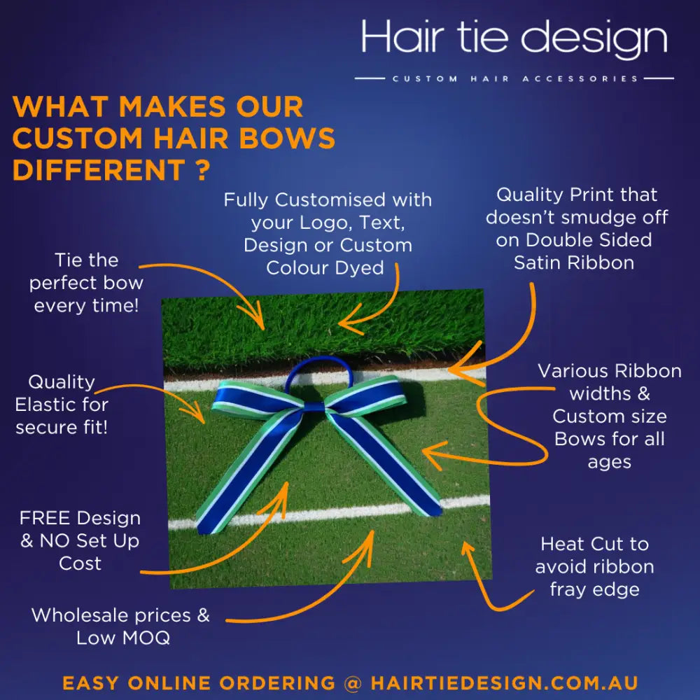 CUSTOM COLOUR Hair Bows on elastic | Solid Colour Hair Bow Hair Bow